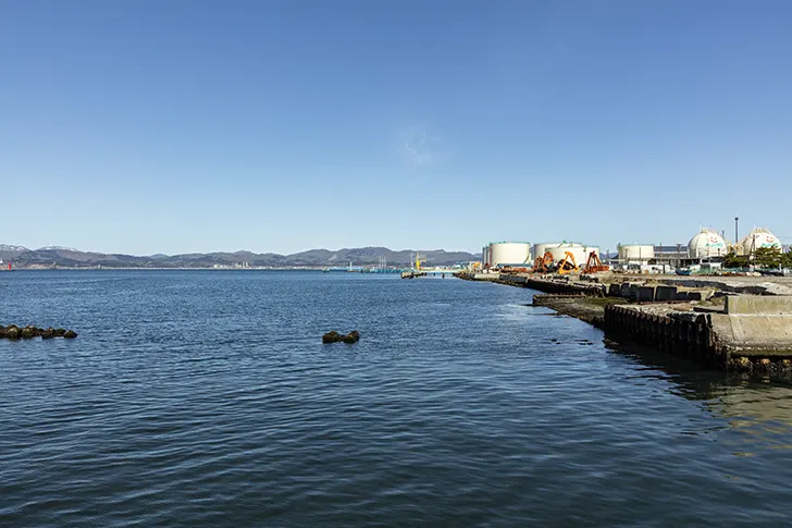 函館の海のフリー写真素材