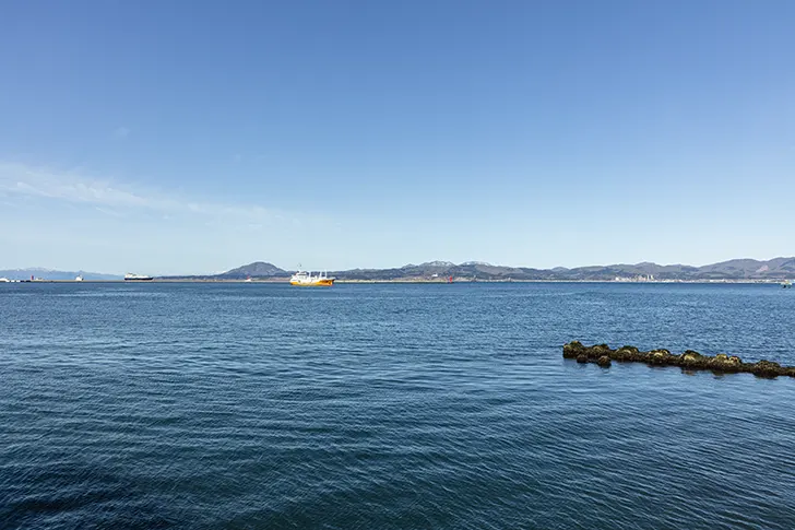 函館の海のフリー写真素材