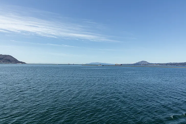 津軽海峡のフリー写真素材