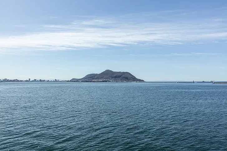 津軽海峡のフリー写真素材