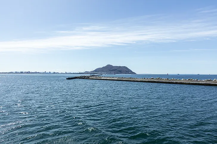 津軽海峡のフリー写真素材