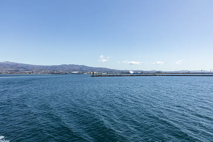 津軽海峡のフリー写真素材