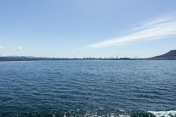 津軽海峡のフリー写真素材