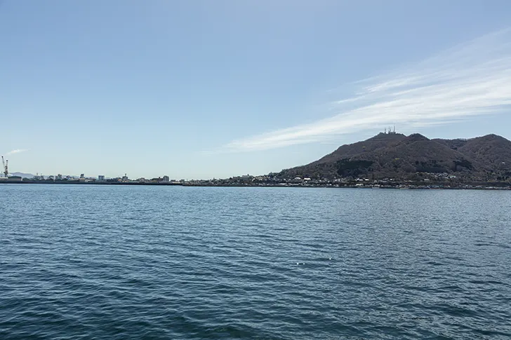 津軽海峡のフリー写真素材