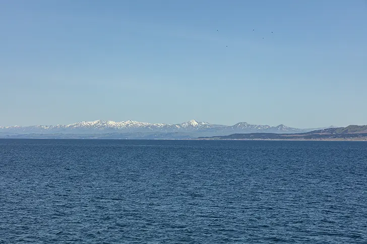 津軽海峡のフリー写真素材