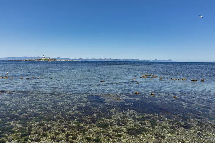 大間崎から見える海のフリー写真素材