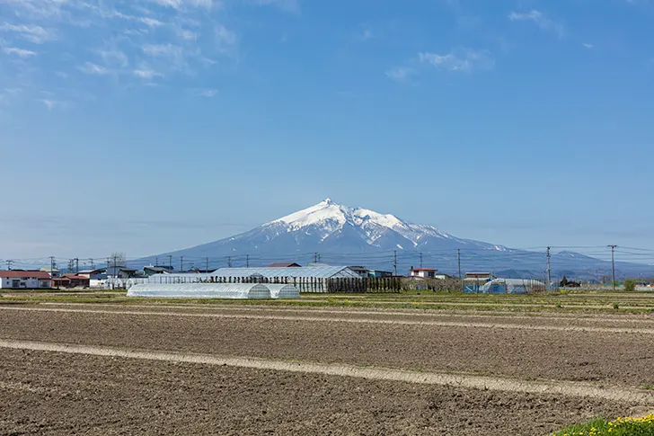 岩木山のフリー写真素材