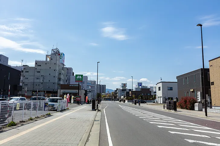 弘前市街のフリー写真素材