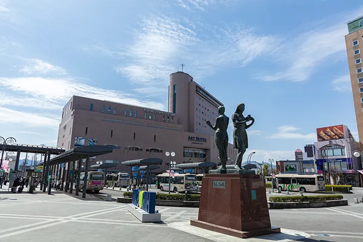 Free Add title Hirosaki Station Central Exit Area Photo Material