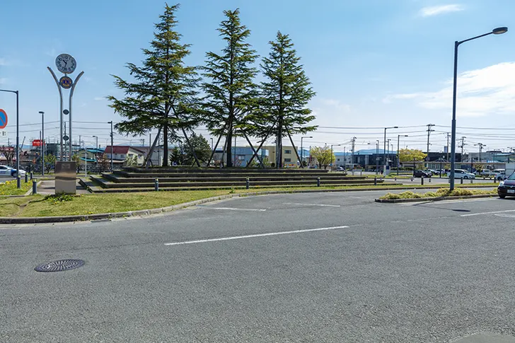 弘前駅城東口周辺のフリー写真素材