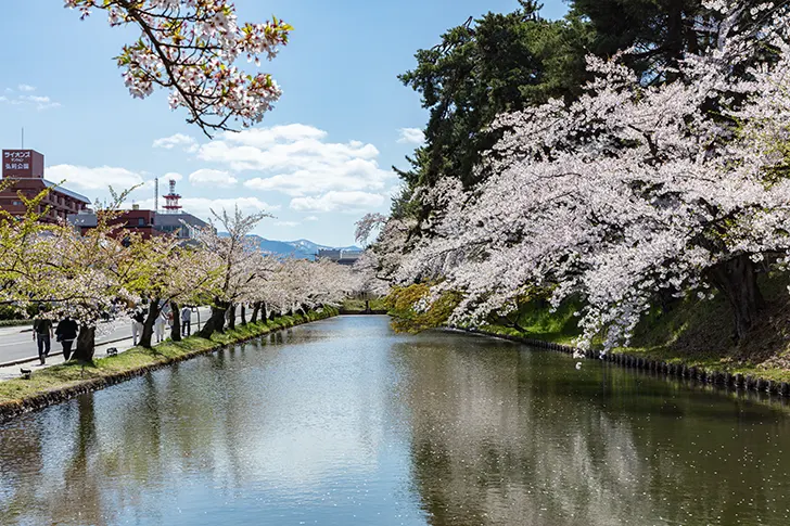 Free The outer moat of Hirosaki Park Photo Material