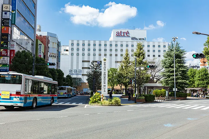 Free Around Omori Station Photo Material