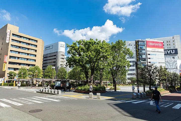 Free Around Omori Station Photo Material