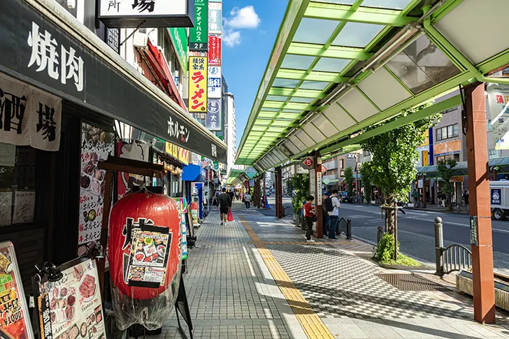 蒲田东口购物街免费照片素材