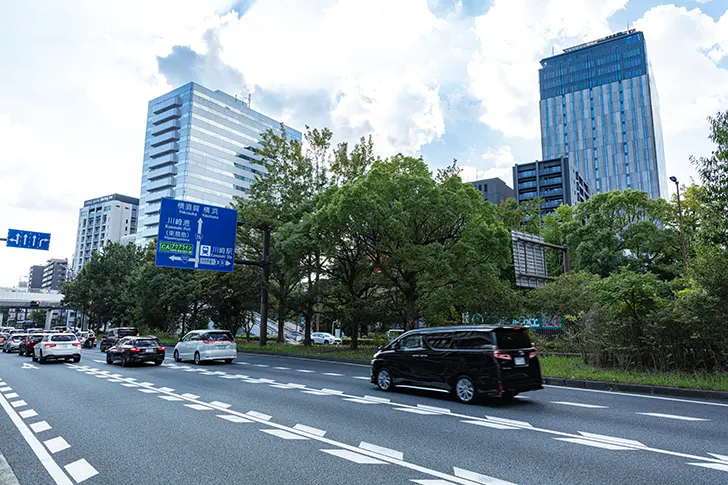 川崎 第一京浜のフリー写真素材