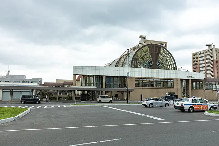 Free JR Kitahiroshima Station West Exit Photo Material