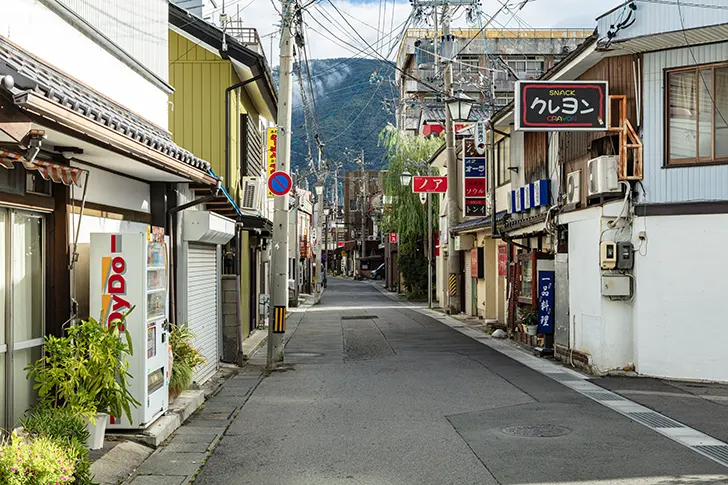 戸倉上山田温泉のフリー写真素材