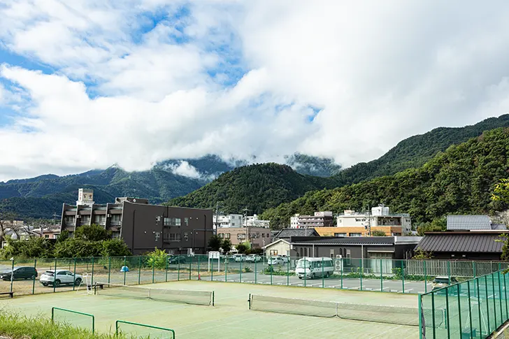 戸倉上山田温泉のフリー写真素材