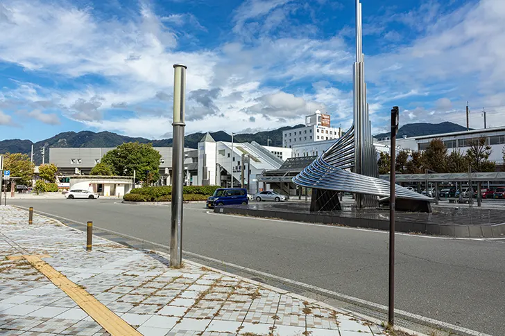 Free Ueda Station Onsen Exit Photo Material