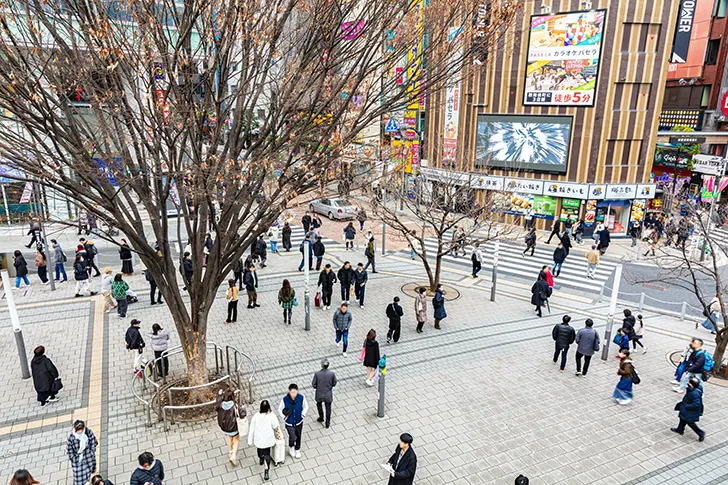 Free Shinjuku Station Southeast Exit Plaza Photo Material