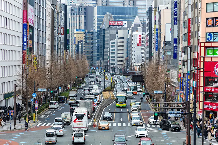 Free Shinjuku Koshu Kaido Photo Material