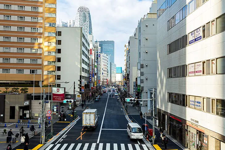 Free Yoyogi streetscape Photo Material