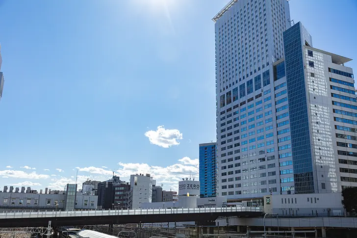 新宿站新南口地区免费照片素材