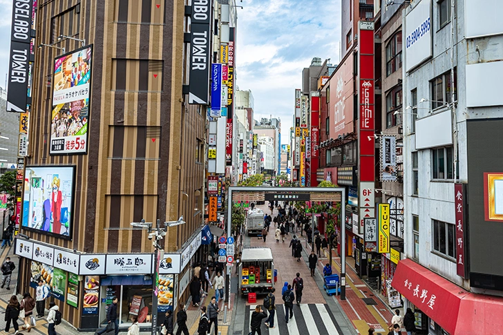 Free Shinjuku Musashino Street Photo Material