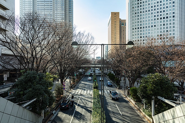 西新宿中央大道免费照片素材