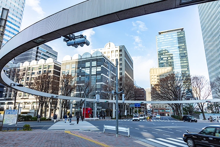 Free Nishi-Shinjuku intersection Photo Material