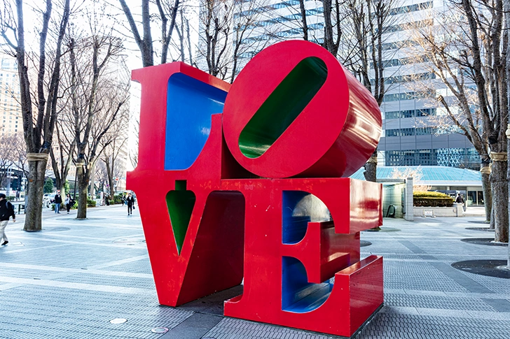 Free Shinjuku LOVE Object Photo Material