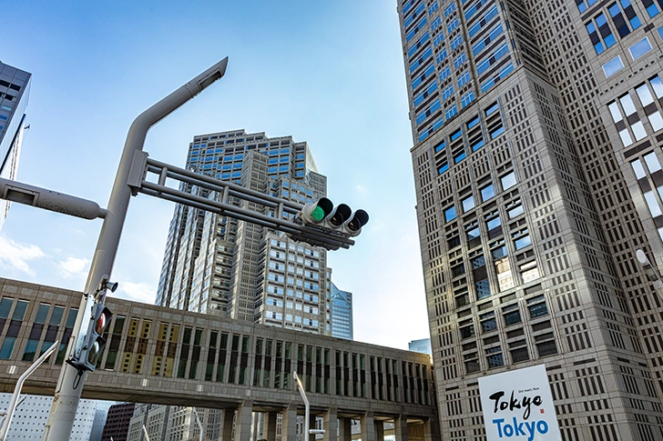 東京都庁周辺のフリー写真素材