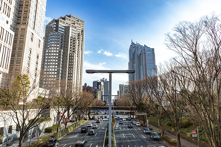 Free Shinjuku Park Street Photo Material