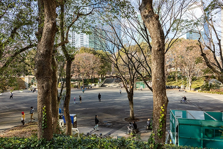 新宿中央公園のフリー写真素材