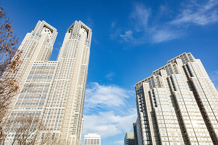 東京都庁のフリー写真素材