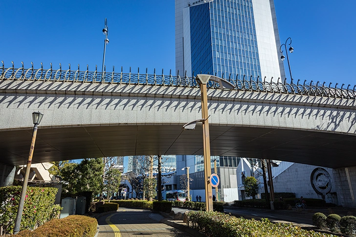 川口駅西口周辺のフリー写真素材