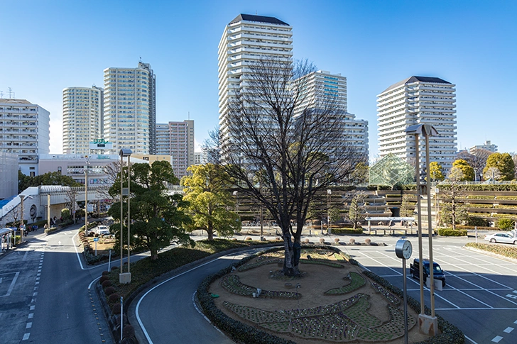 川口駅西口周辺のフリー写真素材