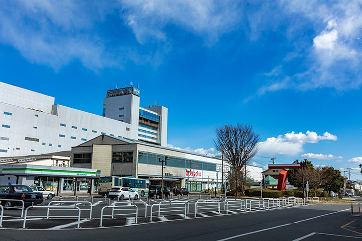 飯能駅南口のフリー写真素材