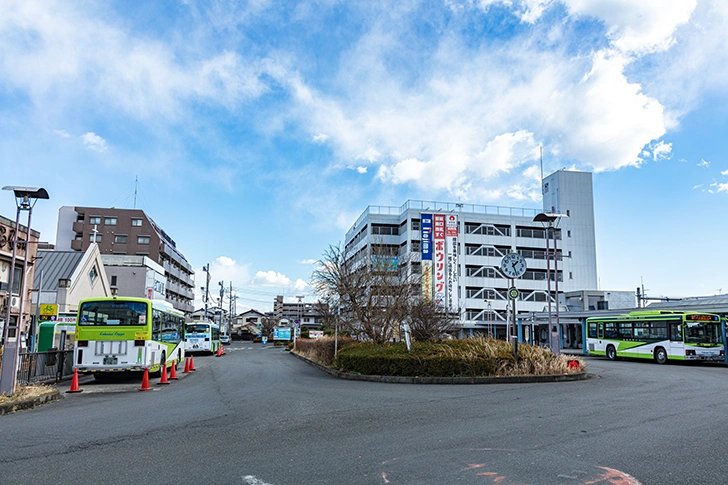 飯能駅北口周辺のフリー写真素材