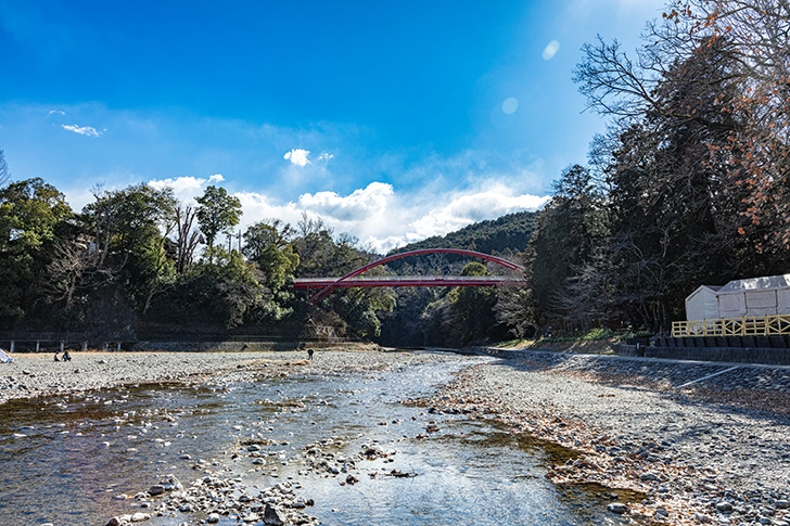 飯能河原のフリー写真素材