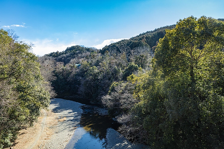 飯能河原のフリー写真素材