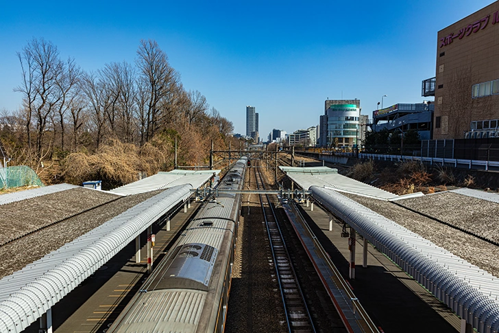 Free Nishi-Kokubunji Station platform Photo Material