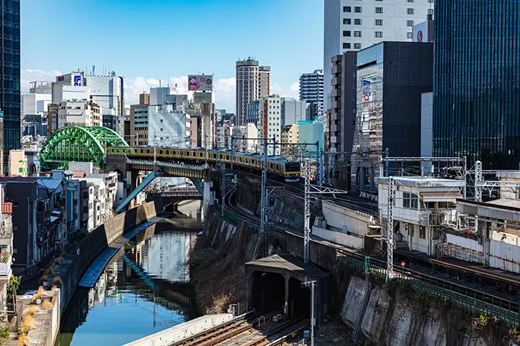 Free View from Hijiri Bridge Photo Material