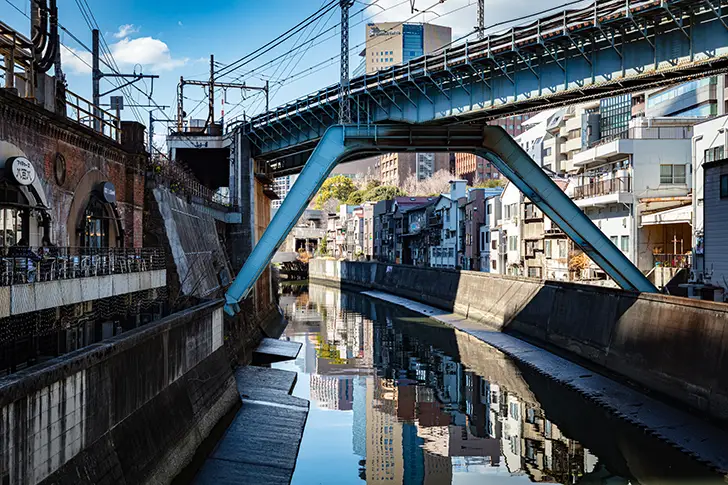 Free Kanda River as seen from Shoheibashi Bridge Photo Material