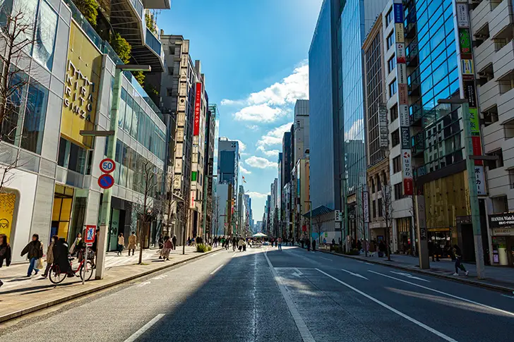 Free Chuo Street Pedestrian Mall Photo Material