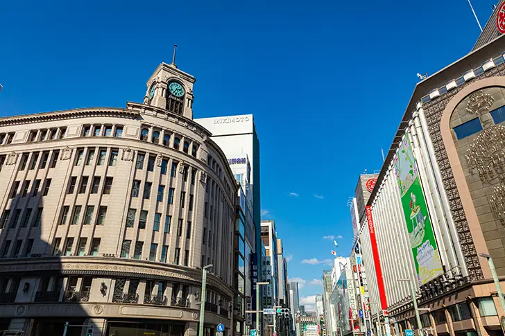 Free Ginza 4-chome Photo Material
