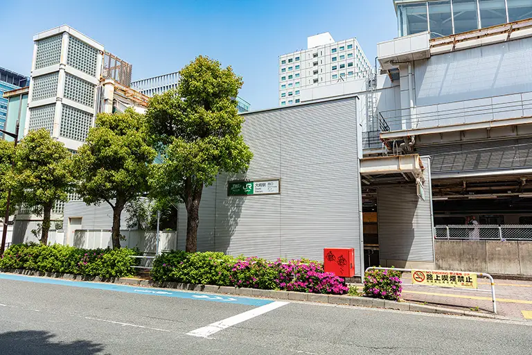 Free JR Osaki Station West Exit Photo Material