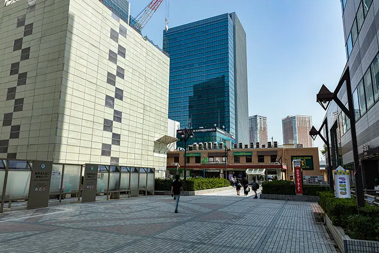 田町站三田出口附近免费照片素材