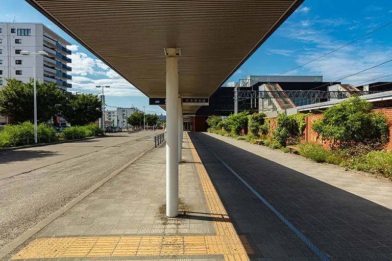 JR白石駅周辺のフリー写真素材