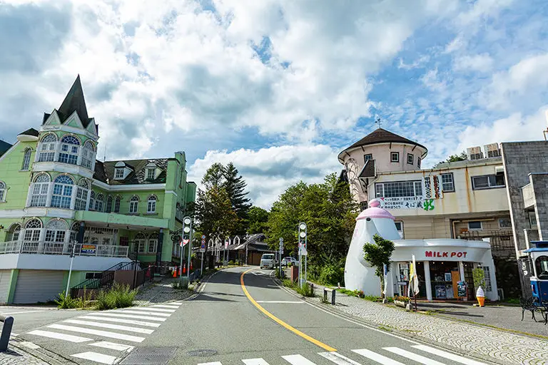 清里高原のフリー写真素材